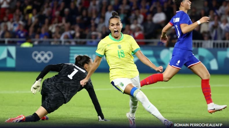 Brasil vence França e avança para a semifinal do futebol feminino nos jogos Olímpicos